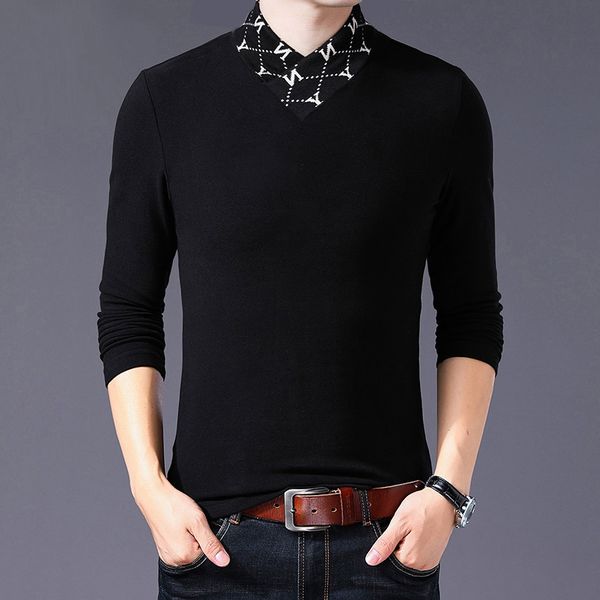 browon spring and autumn new cotton men clothing long sleeved lapel embroidered t- shirt casual letters men oversized t shirt 210317, White;black
browon spring and autumn new cotton men clothing long sleeved lapel embroidered t- shirt casual letters men oversized t shirt 210317, White;black
