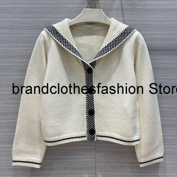 women's knits & tees sailor style fashion wool blend knit short cardigan women wrap contrast striped jacquard sweater coat 2021, White
women's knits & tees sailor style fashion wool blend knit short cardigan women wrap contrast striped jacquard sweater coat 2021, White