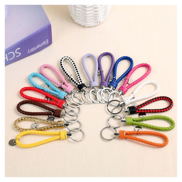 braided rope keychain car key ring couples wear keys chains fashion accessories, Silver
braided rope keychain car key ring couples wear keys chains fashion accessories, Silver