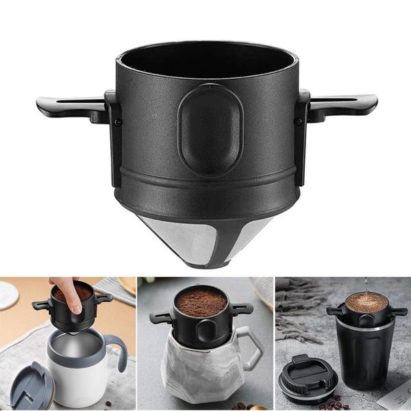 coffee filters taper hand brew filter foldable stainless steel mesh reusable portable maker for machine xhc88
coffee filters taper hand brew filter foldable stainless steel mesh reusable portable maker for machine xhc88
