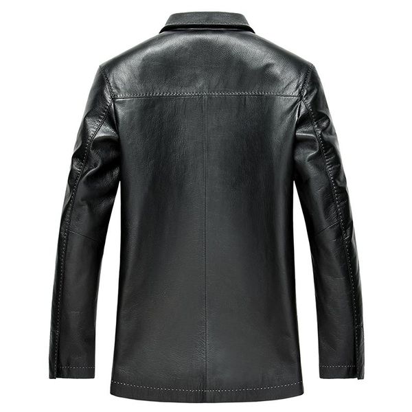 men's leather & faux geniune pure goat jacket for men spring autumn plus size 5xl jaqueta de couro 262206 mf226, Black
men's leather & faux geniune pure goat jacket for men spring autumn plus size 5xl jaqueta de couro 262206 mf226, Black