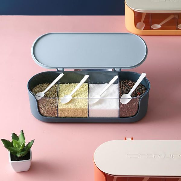 storage bottles & jars seasoning box set combination kitchen condiment salt msg small containers with lids
storage bottles & jars seasoning box set combination kitchen condiment salt msg small containers with lids