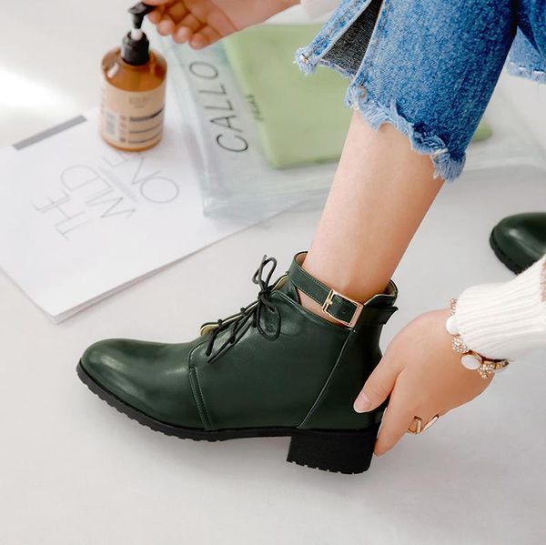 boots women's shoes spring single thick heel small leather all-around middle black working women
boots women's shoes spring single thick heel small leather all-around middle black working women