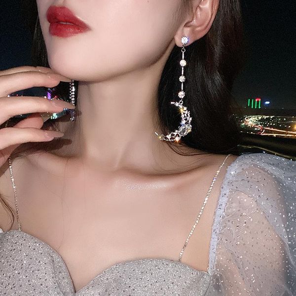 dangle & chandelier 2021 arrival fashion classic geometric women earrings asymmetric of star and moon female korean jewelry gift, Silver
dangle & chandelier 2021 arrival fashion classic geometric women earrings asymmetric of star and moon female korean jewelry gift, Silver