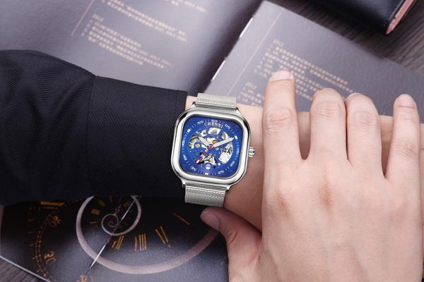 wristwatches chenxi men's square mechanical watch business waterproof luminous automatic luxury steel band hollow wa210, Slivery;brown
wristwatches chenxi men's square mechanical watch business waterproof luminous automatic luxury steel band hollow wa210, Slivery;brown