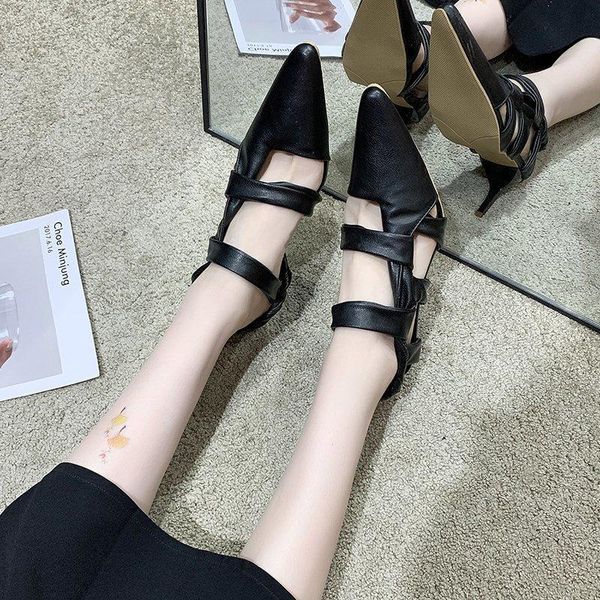 sandals 2021 women fashion flats slingback woman casual pointed toe ladies slides, Black
sandals 2021 women fashion flats slingback woman casual pointed toe ladies slides, Black