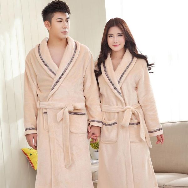 peignoir femme lovers thick warm winter bathrobe woman soft long kimono bath robe sets male dressing gown for man flannel robes women's, Black;red
peignoir femme lovers thick warm winter bathrobe woman soft long kimono bath robe sets male dressing gown for man flannel robes women's, Black;red