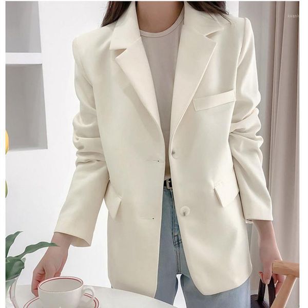 women's suits & blazers women office lady wear suit blazer solid casual single breasted coat jacket long sleeve notched collar fishion, White;black
women's suits & blazers women office lady wear suit blazer solid casual single breasted coat jacket long sleeve notched collar fishion, White;black