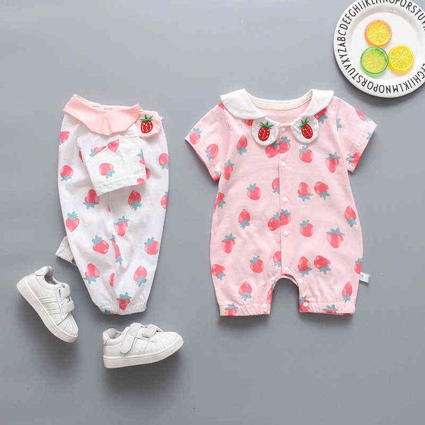 summer newborn baby girl clothes outfit strawberry cotton jumpsuit outerwear for baby girls clothing 1st birthday rompers coats g220223, Blue
summer newborn baby girl clothes outfit strawberry cotton jumpsuit outerwear for baby girls clothing 1st birthday rompers coats g220223, Blue