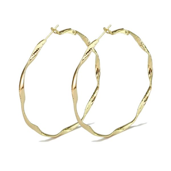 hoop & huggie manilai 60mm alloy earrings for women twist thick metal boho statement big fashion jewelry wholesale, Golden;silver
hoop & huggie manilai 60mm alloy earrings for women twist thick metal boho statement big fashion jewelry wholesale, Golden;silver