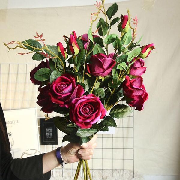 decorative flowers & wreaths spring simulation rose bouquet home garden porch plant decoration wedding bridal fake decor
decorative flowers & wreaths spring simulation rose bouquet home garden porch plant decoration wedding bridal fake decor