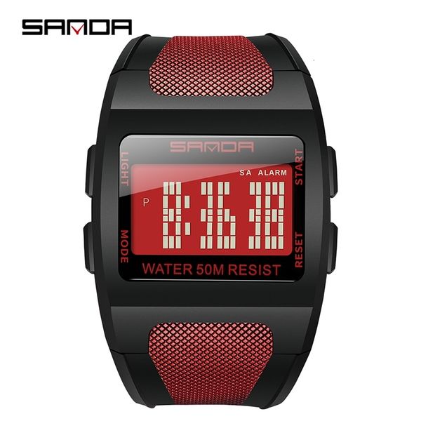 men's watch military led digital display 30m waterproof alarm clock sports electronic wristwatch sanda brand erkek kol saati
men's watch military led digital display 30m waterproof alarm clock sports electronic wristwatch sanda brand erkek kol saati