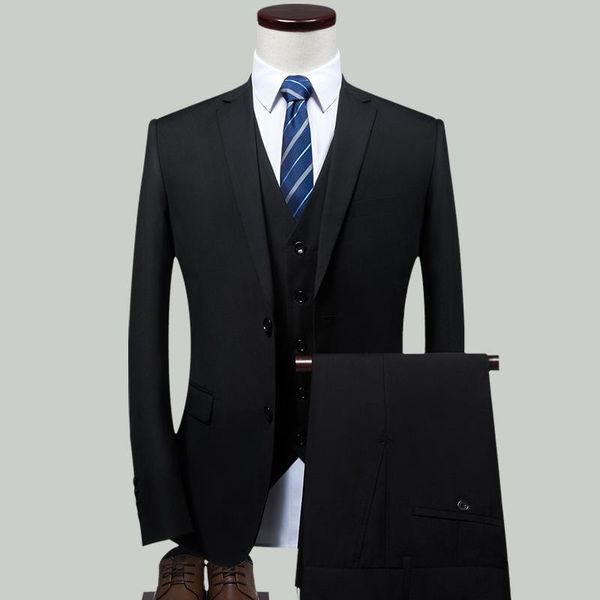 men's suits & blazers spring and autumn business formal suit bridegroom wedding dress slim professional interview casual, White;black
men's suits & blazers spring and autumn business formal suit bridegroom wedding dress slim professional interview casual, White;black