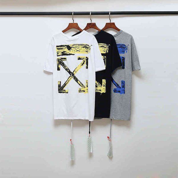 off 2021 quality new high style wh@te letter arrstyle print oversized short sleeve t-shirt, White;black
off 2021 quality new high style wh@te letter arrstyle print oversized short sleeve t-shirt, White;black