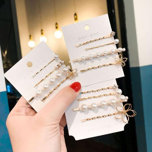 hair accessories 4pcs/set pearl metal flower design diamond clips women hairpin girls
hair accessories 4pcs/set pearl metal flower design diamond clips women hairpin girls