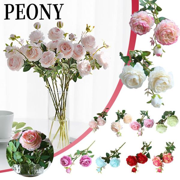 decorative flowers & wreaths wedding artificial flower silk peony 3 heads home decoration flores artificiales fake decor
decorative flowers & wreaths wedding artificial flower silk peony 3 heads home decoration flores artificiales fake decor