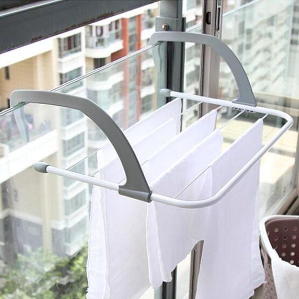 laundry bags 1pc stainless steel drying shoe rack portable multi-function window balcony towel clothes diaper dryer storage
laundry bags 1pc stainless steel drying shoe rack portable multi-function window balcony towel clothes diaper dryer storage