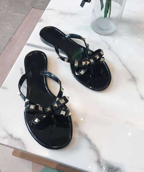 2021 summer sandals rome flat beach women seaside jelly shoes non-slip rivets studs, Black
2021 summer sandals rome flat beach women seaside jelly shoes non-slip rivets studs, Black
