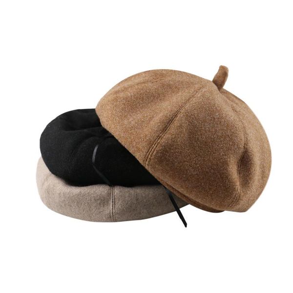 berets fashion solid color woolen sboy cap octagonal 8 panel hat women autumn winter thickened warm beret for girls sombrero, Blue;gray
berets fashion solid color woolen sboy cap octagonal 8 panel hat women autumn winter thickened warm beret for girls sombrero, Blue;gray
