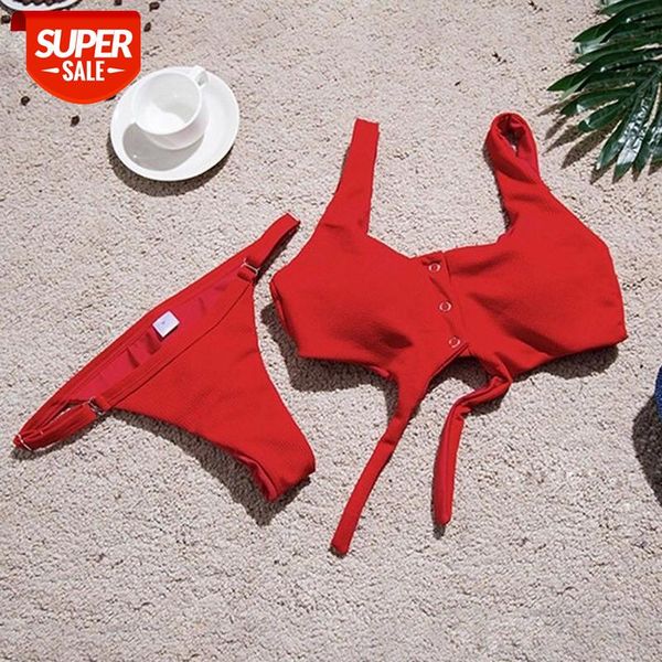 2020 summer women bikini set two-pieces new bandage push up beach padded swimwear swimsuit bathing suits beachwear black #0v3d, White;black
2020 summer women bikini set two-pieces new bandage push up beach padded swimwear swimsuit bathing suits beachwear black #0v3d, White;black