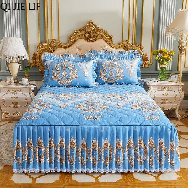 pcs bed sheet set princess cotton skirt bedspread home thickened frosted lotus leaf queen size sheets for & sets
pcs bed sheet set princess cotton skirt bedspread home thickened frosted lotus leaf queen size sheets for & sets
