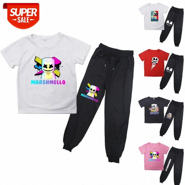 dj marshmello cotton candy pattern printed children's short-sleeved t-shirt + trousers set #tr4z, Black
dj marshmello cotton candy pattern printed children's short-sleeved t-shirt + trousers set #tr4z, Black