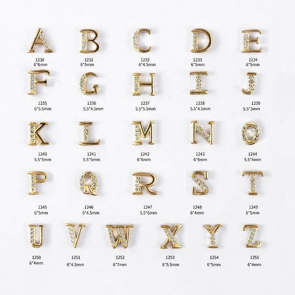 pcs gold alloy 3d a-z 26 english letters crystal nail art decorations rhinestones zircon diamond letter style1, Silver;gold
pcs gold alloy 3d a-z 26 english letters crystal nail art decorations rhinestones zircon diamond letter style1, Silver;gold