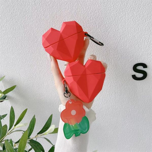cartoon 3d diamond lovely heart bluetooth headset silicone cases for apple airpods 1 2 wireless charging cover for airpod pro 3 cartoon 3d diamond lovely heart bluetooth headset silicone cases for apple airpods 1 2 wireless charging cover for airpod pro 3