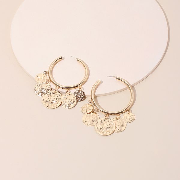 2020 new european and american exaggerated circle earrings female trendy ins retro fashion round disc earrings jewelry, Golden
2020 new european and american exaggerated circle earrings female trendy ins retro fashion round disc earrings jewelry, Golden