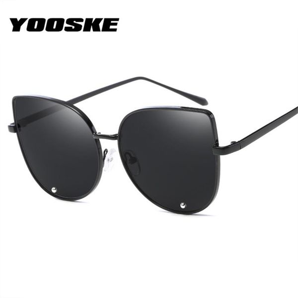sunglasses yooske cat eye women retro mirror lens sun glasses gradient eyewear uv400 metal frame, White;black
sunglasses yooske cat eye women retro mirror lens sun glasses gradient eyewear uv400 metal frame, White;black