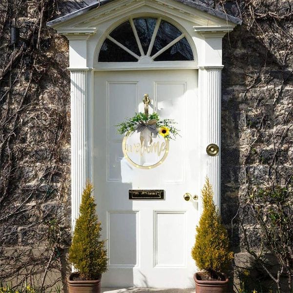decorative flowers & wreaths artificial sunflower door wreath with lights front round hollow hanging decoration for farmhouse porch greenery
decorative flowers & wreaths artificial sunflower door wreath with lights front round hollow hanging decoration for farmhouse porch greenery