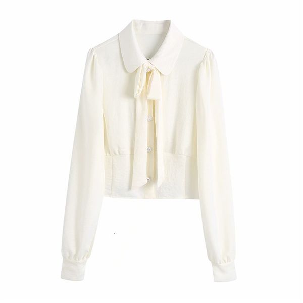women's blouses & shirts evrfer women casual autumn long sleeve za beige blouse chic lady fashion jewellery button knotted bow tur, White
women's blouses & shirts evrfer women casual autumn long sleeve za beige blouse chic lady fashion jewellery button knotted bow tur, White