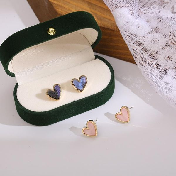 stud korea simple and sweet love heart-shaped earrings girl pink blue small exquisite mini jewelry for woman 2021 trend, Golden;silver
stud korea simple and sweet love heart-shaped earrings girl pink blue small exquisite mini jewelry for woman 2021 trend, Golden;silver