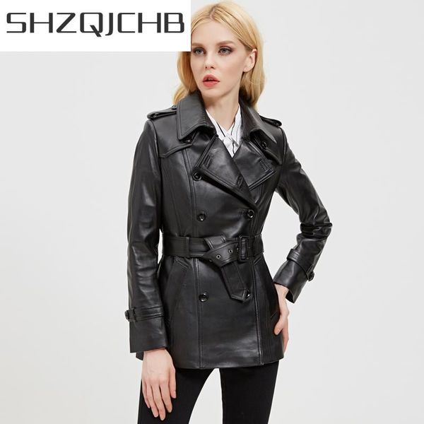 women's leather & faux shzq genuine montone jacket women short slim fit 100% real natural sheepskin coat female vintage outwear hiver 1, Black
women's leather & faux shzq genuine montone jacket women short slim fit 100% real natural sheepskin coat female vintage outwear hiver 1, Black