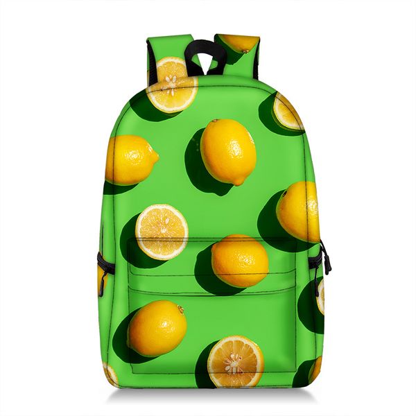 lemon pattern student print backpack comfortable and large capacity novel fun school trip play
lemon pattern student print backpack comfortable and large capacity novel fun school trip play