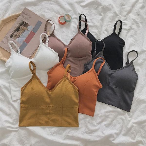 women's tanks & camis oumea women spaghetti bra crop sports work out cami female tank bralette, White
women's tanks & camis oumea women spaghetti bra crop sports work out cami female tank bralette, White