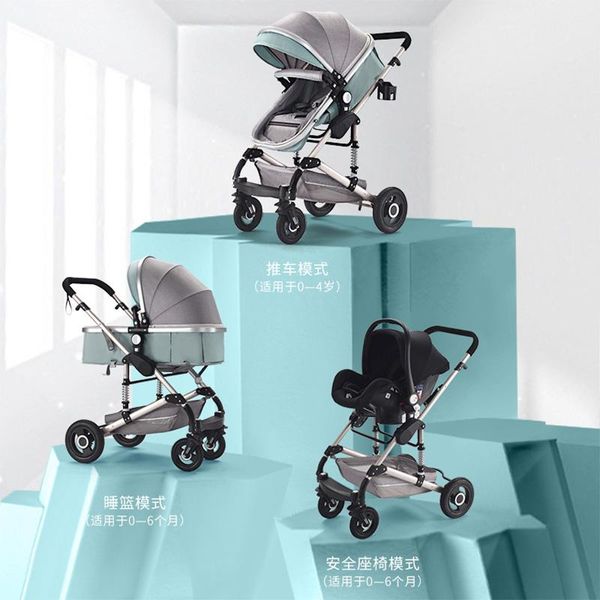 strollers# multifunctional 3 in 1 baby stroller aluminum alloy frame high landscape
strollers# multifunctional 3 in 1 baby stroller aluminum alloy frame high landscape