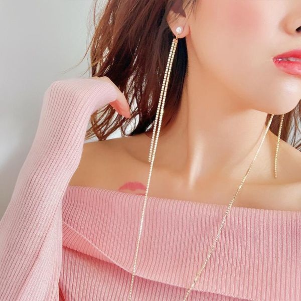 stud extra long sliver rhinestone elegant minimalist statement earrings for women bohemian ethnic temperament cute female ear jewelry, Golden;silver
stud extra long sliver rhinestone elegant minimalist statement earrings for women bohemian ethnic temperament cute female ear jewelry, Golden;silver