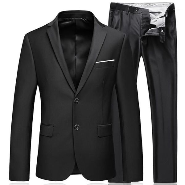 men's suits & blazers nice business gentleman black 2 piece suit set / coat jacket pants classic trousers, White;black
men's suits & blazers nice business gentleman black 2 piece suit set / coat jacket pants classic trousers, White;black