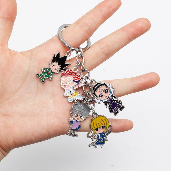 comics hunter x hunter keychin anime cartoon figure pendant keyring cute key holder accessory fashion enamle jewelry gifts, Silver
comics hunter x hunter keychin anime cartoon figure pendant keyring cute key holder accessory fashion enamle jewelry gifts, Silver