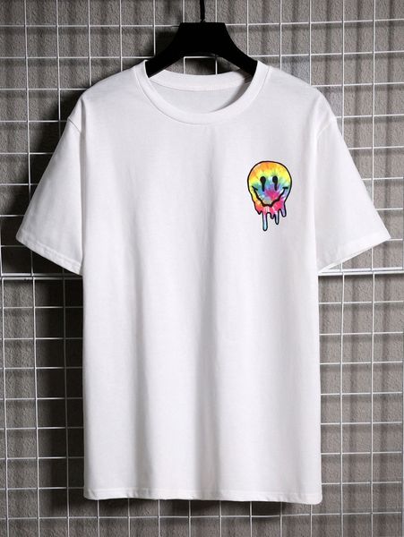 men tie dye expression print tee b0ao#, White;black
men tie dye expression print tee b0ao#, White;black
