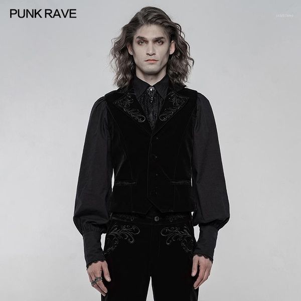 exquisitely embroidered gothic vest punk rave wy-1270mjm men's vests, Black;white
exquisitely embroidered gothic vest punk rave wy-1270mjm men's vests, Black;white