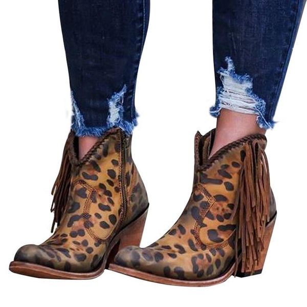 boots women pu leather ankle lady square heel shoes female leopard short zapatos comfortable casual dd359, Black
boots women pu leather ankle lady square heel shoes female leopard short zapatos comfortable casual dd359, Black