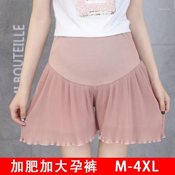 8928# summer thin pleated chiffon maternity shorts wide leg loose belly clothes for pregnant women 3xl 4xl pregnancy wear1, White
8928# summer thin pleated chiffon maternity shorts wide leg loose belly clothes for pregnant women 3xl 4xl pregnancy wear1, White