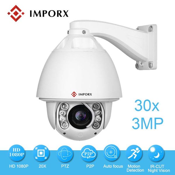 cameras imporx 3mp 30x zoom auto tracking ptz ip camera support hikvision compatible blue lris h.265 onvif p2p wiper high dome
cameras imporx 3mp 30x zoom auto tracking ptz ip camera support hikvision compatible blue lris h.265 onvif p2p wiper high dome
