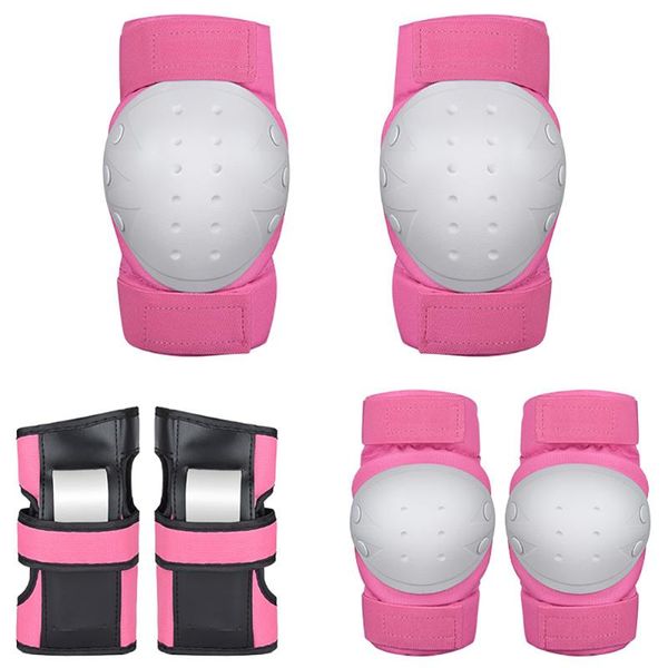 elbow & knee pads 6 pcs/set durable sports wrist guard skating protective gear adhesive pad elastic band high density cycling roller, Black;gray
elbow & knee pads 6 pcs/set durable sports wrist guard skating protective gear adhesive pad elastic band high density cycling roller, Black;gray