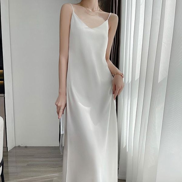 casual dresses bodycon dress cami evening party long nightdress sleeveless solid color v neck, Black;gray
casual dresses bodycon dress cami evening party long nightdress sleeveless solid color v neck, Black;gray