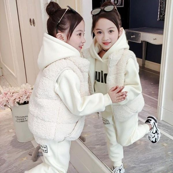 baby boys girls christmas autumn warm vest coat + sweatshirt pants 3pcs infant kids children sports suit toddler clothes clothing sets, White
baby boys girls christmas autumn warm vest coat + sweatshirt pants 3pcs infant kids children sports suit toddler clothes clothing sets, White