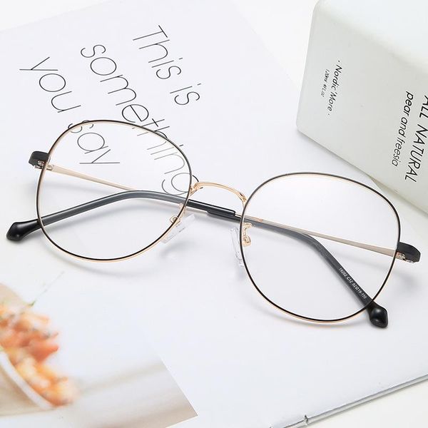 fashion sunglasses frames oval exquisite literary metal glasses fresh men and women decorative personality frame., Black
fashion sunglasses frames oval exquisite literary metal glasses fresh men and women decorative personality frame., Black