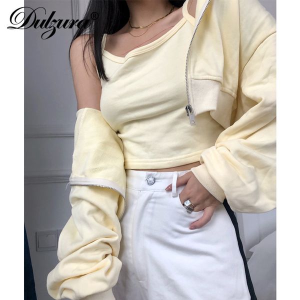 solid women hoodies coats short jacket with camis crop zipper loose oversized streetwear 2021 autumn winter casual, Black;white
solid women hoodies coats short jacket with camis crop zipper loose oversized streetwear 2021 autumn winter casual, Black;white